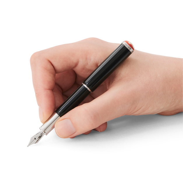 Caneta de Tinteiro Montblanc Heritage Rouge et Noir "Baby" Special Edition Preta