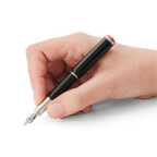 Caneta de Tinteiro Montblanc Heritage Rouge et Noir "Baby" Special Edition Preta