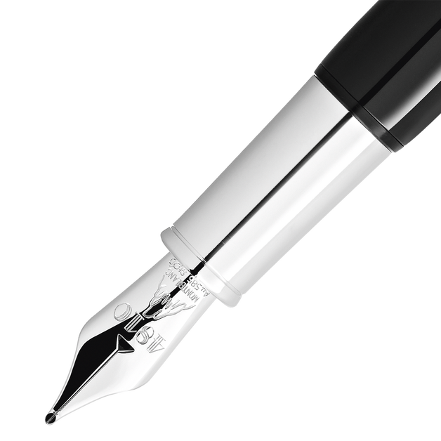 Caneta de Tinteiro Montblanc Heritage Rouge et Noir "Baby" Special Edition Preta