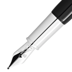 Caneta de Tinteiro Montblanc Heritage Rouge et Noir "Baby" Special Edition Preta