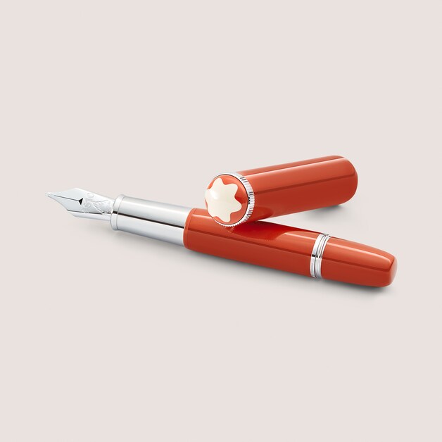 Montblanc Heritage Rouge et Noir „Baby“ Special Edition Korallfarbener Füllfederhalter