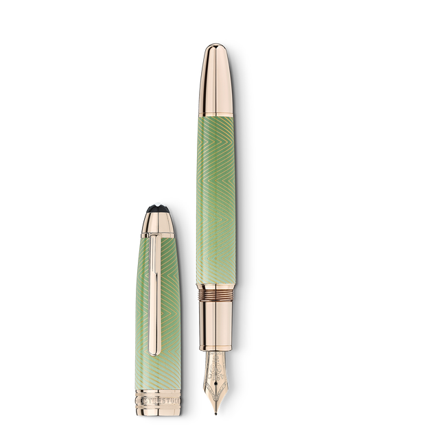 Caneta de Tinteiro Meisterstück Calligraphy Solitaire Celadon Gradient
