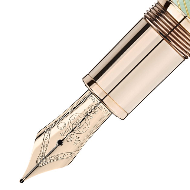 Caneta de Tinteiro Meisterstück Calligraphy Solitaire Celadon Gradient