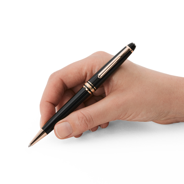 Rose-gold-plated Meisterstück ballpoint